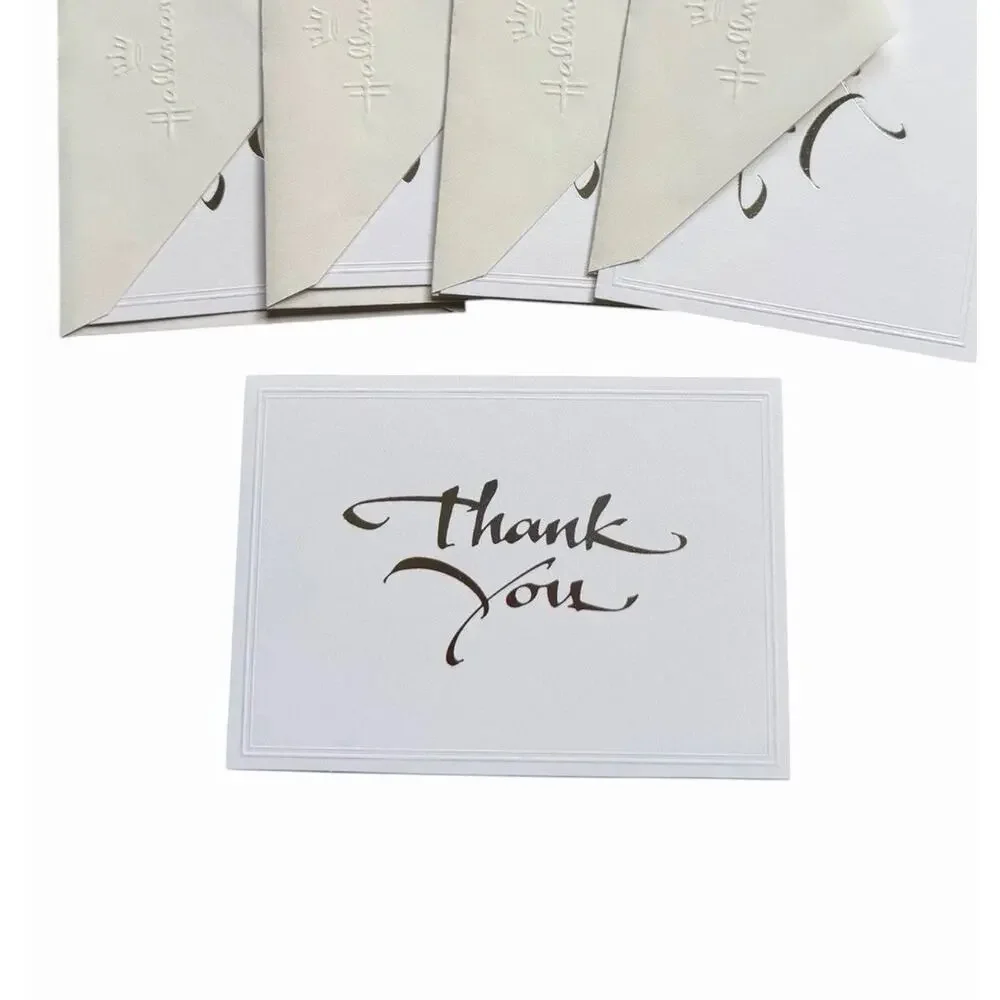 Thank You Card Bundle Snoopy Floral Modern Blank Greeting Cards Envelopes Lot